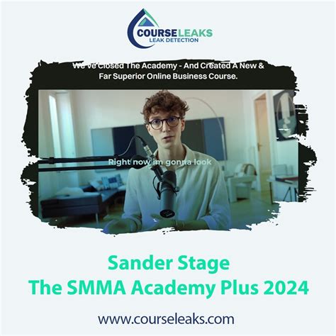 Sander Stage The SMMAcademy Google Drive. . Sander stage course review